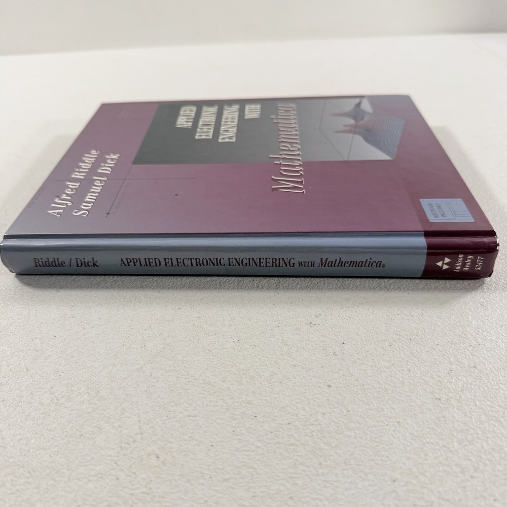 Applied Electrical Engineering with Mathematica by Alfred Riddle 1995 HC - Picture 3 of 10